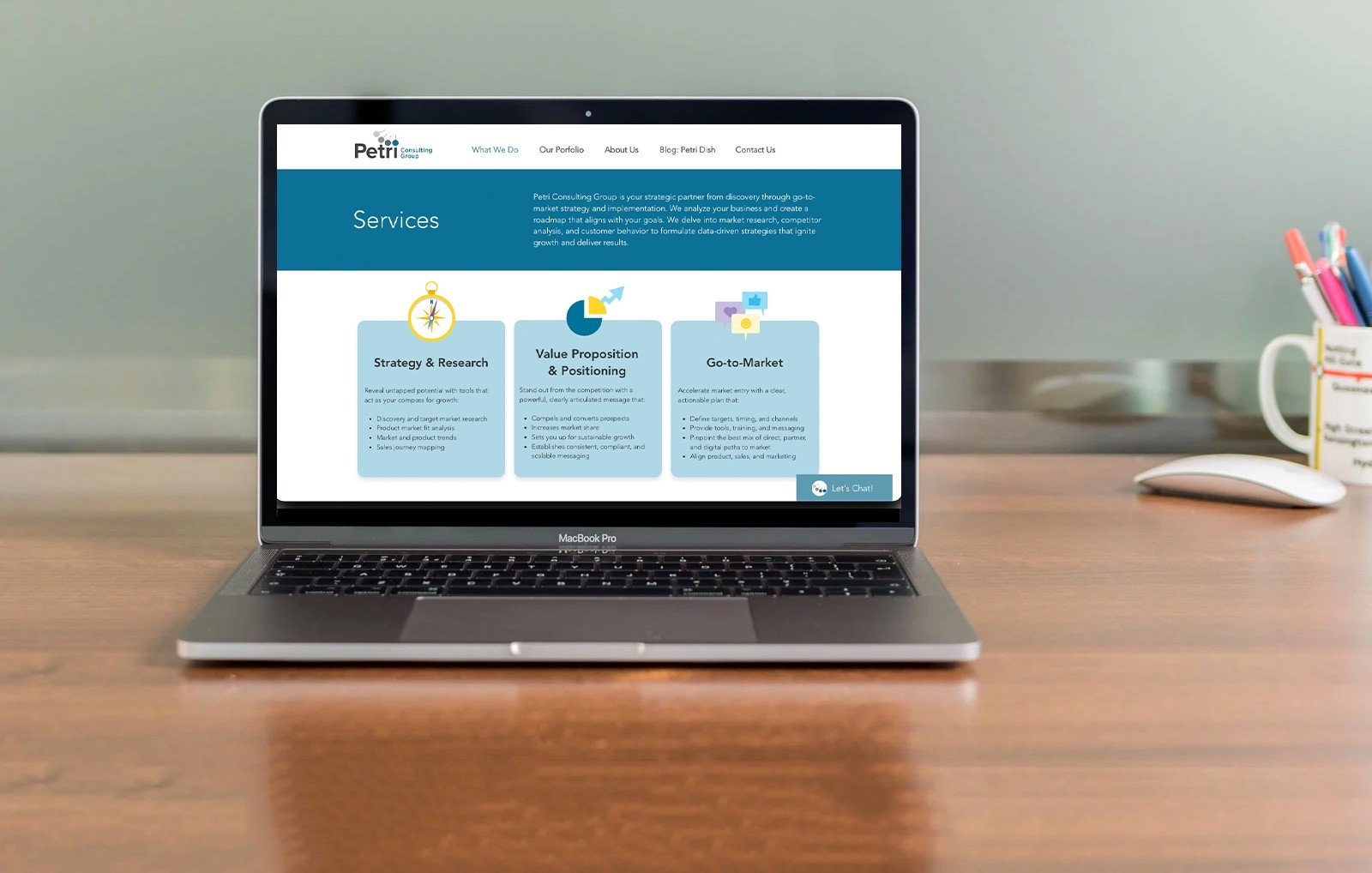 Petri services page